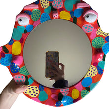 Load image into Gallery viewer, ‘Kaleidoscope ' BIG Ponky Wall Mirror (one-off)