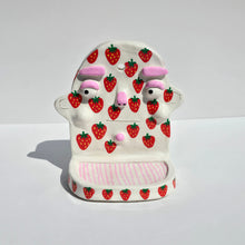 Load image into Gallery viewer, 'Strawberries and Dreams' Ponky Wall Shelf (One-Off)