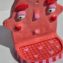 Load image into Gallery viewer, 'Hearts' Ponky Wall Shelf (One-Off)