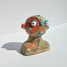 Load image into Gallery viewer, Multicolour Marbleliscious Candlestick Holder (one-off)