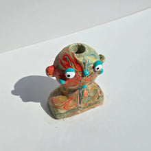 Load image into Gallery viewer, Multicolour Marbleliscious Candlestick Holder (one-off)