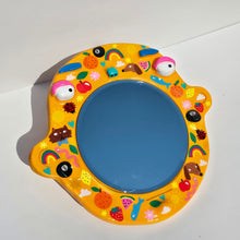 Load image into Gallery viewer, 'Doodle Daydream' BIG Ponky Wall Mirror (one-off)
