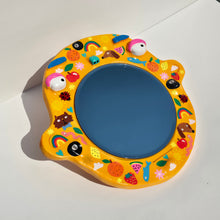 Load image into Gallery viewer, 'Doodle Daydream' BIG Ponky Wall Mirror (one-off)