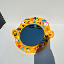 Load image into Gallery viewer, 'Doodle Daydream' BIG Ponky Wall Mirror (one-off)