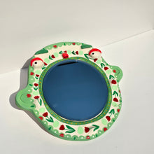 Load image into Gallery viewer, 'Walking through the Rose Bush' BIG Ponky Wall Mirror (one-off)