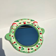 Load image into Gallery viewer, 'Walking through the Rose Bush' BIG Ponky Wall Mirror (one-off)