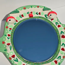 Load image into Gallery viewer, 'Walking through the Rose Bush' BIG Ponky Wall Mirror (one-off)