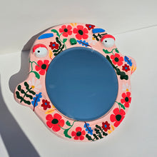 Load image into Gallery viewer, 'Bonkers for Bouquets' BIG Ponky Wall Mirror (one-off)
