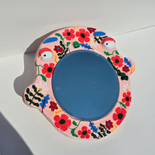 Load image into Gallery viewer, 'Bonkers for Bouquets' BIG Ponky Wall Mirror (one-off)