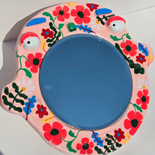 Load image into Gallery viewer, 'Bonkers for Bouquets' BIG Ponky Wall Mirror (one-off)