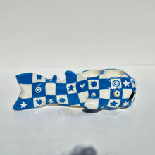Load image into Gallery viewer, Checkerboard Whale Shark Tealight Candle Holder (only 1)