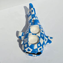 Load image into Gallery viewer, Checkerboard Whale Shark Tealight Candle Holder (only 1)