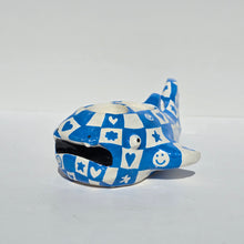 Load image into Gallery viewer, Checkerboard Whale Shark Tealight Candle Holder (only 1)