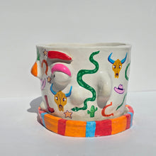 Load image into Gallery viewer, 'Wild West' Large Plant Pot (One-Off)