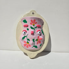 Load image into Gallery viewer, PonkyWots Wall Vase (Pink Floral)