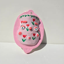 Load image into Gallery viewer, PonkyWots Wall Vase (Double Pink Floral)