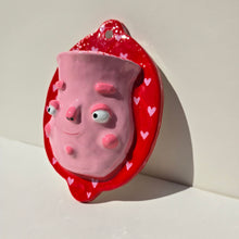 Load image into Gallery viewer, PonkyWots Wall Vase (Red + Pink)