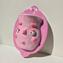 Load image into Gallery viewer, PonkyWots Wall Vase (Double Pink)