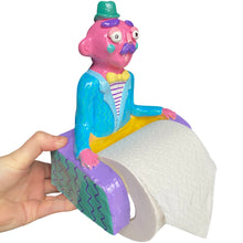Load image into Gallery viewer, ‘Funky Fred' The PonkyWot Butler Toilet Roll Holder (one off)
