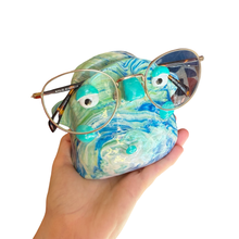 Load image into Gallery viewer, ‘No.31 Blue Skies Marbled One Off" Glasses Holder