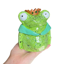 Load image into Gallery viewer, 'Speckled and Freckled' Frog Queen Tea-Light Holder