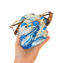 Load image into Gallery viewer, ‘No.27 Blue Skies Marbled One Off" Glasses Holder