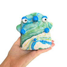 Load image into Gallery viewer, ‘No.40 Cerulean Marbled One Off" Glasses Holder