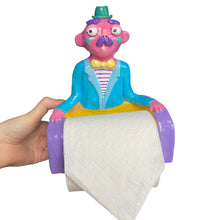 Load image into Gallery viewer, ‘Funky Fred' The PonkyWot Butler Toilet Roll Holder (one off)