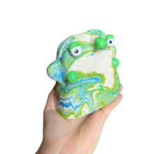 Load image into Gallery viewer, ‘No.38 Fresh Green Marbled One Off" Glasses Holder