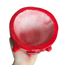 Load image into Gallery viewer, ‘Ruby roses' Chunky Pot(one off)