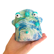 Load image into Gallery viewer, ‘No.31 Blue Skies Marbled One Off" Glasses Holder