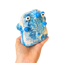 Load image into Gallery viewer, ‘No.28 Blue Skies Marbled One Off" Glasses Holder
