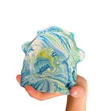 Load image into Gallery viewer, ‘No.31 Blue Skies Marbled One Off" Glasses Holder