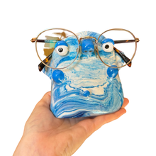 Load image into Gallery viewer, ‘No.30 Blue Skies Marbled One Off" Glasses Holder