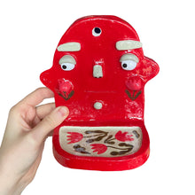 Load image into Gallery viewer, ‘Ruby roses' Ponky Wall Shelf (one off)