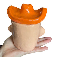 Load image into Gallery viewer, ‘Oranges’ Cowboy Pot (one off)