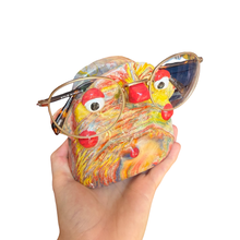 Load image into Gallery viewer, ‘No.40 Colour Burst Marbled One Off" Glasses Holder