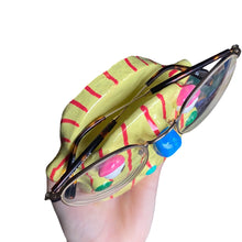 Load image into Gallery viewer, ‘Light yellow stripy" Glasses Holder