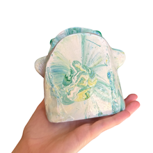 Load image into Gallery viewer, ‘No.36 Sea Glass Marbled One Off" Glasses Holder