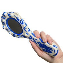 Load image into Gallery viewer, Hand-Held 'Delftware ' Mirror (one-off)