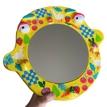 Load image into Gallery viewer, ‘Farmers market' BIG Ponky Wall Mirror (one-off)