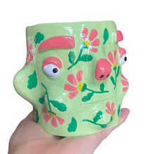 Load image into Gallery viewer, ‘Green Florals' Classic Pot (One-Off)