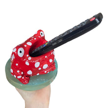 Load image into Gallery viewer, Mushroom Frog Remote Control / Incense Holder (one off)