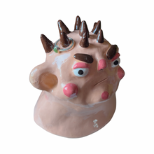 Load image into Gallery viewer, NEW Angry spiky haired guy (Ring Holder & incense cone cover)
