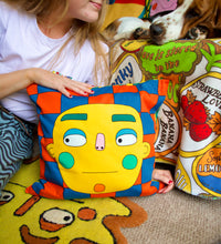 Load image into Gallery viewer, PonkyWots Double-Sided Cushions ready to ship