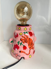 Load image into Gallery viewer, 'Pink Tiger' Lamp Base  (One-Off)