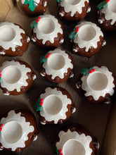 Load image into Gallery viewer, Christmas Pudding Candle Holder
