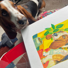 Load image into Gallery viewer, Colourful Pet Portrait Commission Artwork (currently closed)