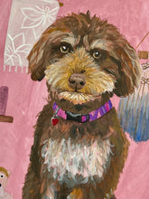 Load image into Gallery viewer, Colourful Pet Portrait Commission Artwork (currently closed)