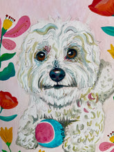 Load image into Gallery viewer, Colourful Pet Portrait Commission Artwork (currently closed)